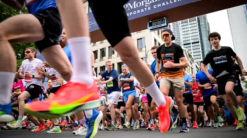 Rekordbeteiligung: 63.000 Läufer beim Frankfurter Firmenlauf