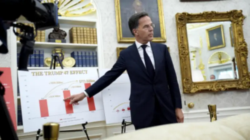 Rutte wirbt bei Trump mit Schautafeln für Europas Nato-Beitrag