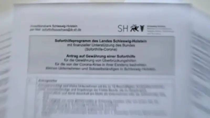 Schleswig-Holstein: 293 Millionen Euro Corona-Hilfen noch offen