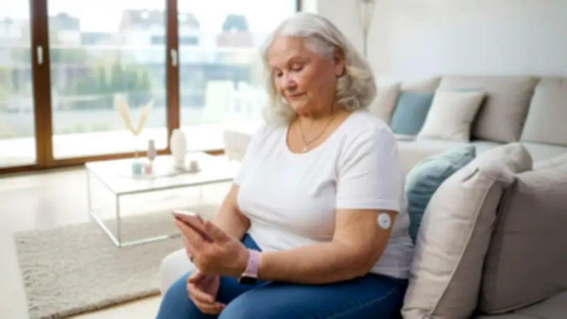 Schluss mit Fingerpieksen: Annegret hat Diabetes im Griff