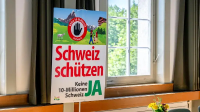 Schweizer lehnen Bevölkerungsdeckel ab: Erste Hochrechnungen