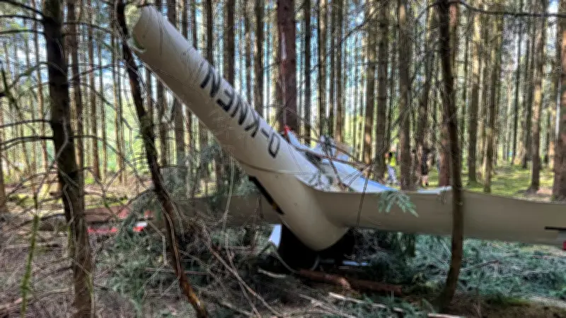 Segelflieger-Crash in Bayern: Beide Piloten überleben