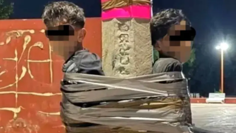 Selbsternannter „Batman“ klebt in Mexiko mutmaßliche Diebe an Laternenpfähle