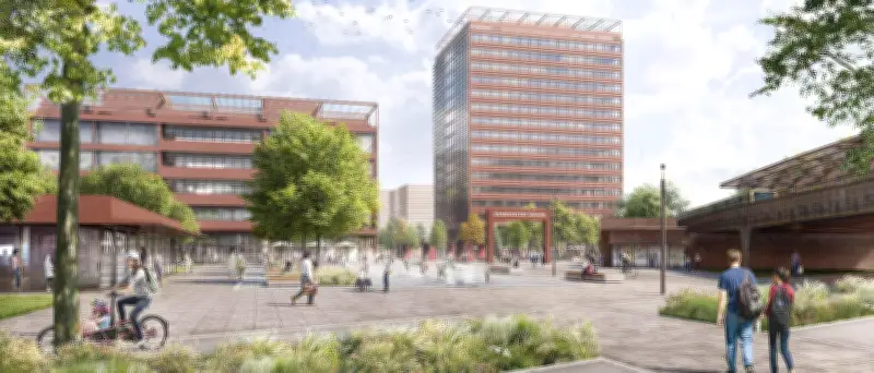 Siemensstadt Square: S-Bahn-Start und Hochhaus-Feier in Berlin