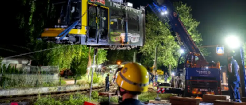 Straßenbahnunfall in Berlin: Aufklärung und Reparatur laufen
