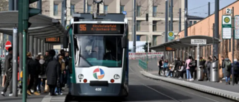 Tram-Störung in Potsdam: Oberleitungsschaden legt Süden lahm