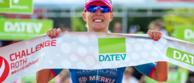 Triathlon-Star Bleymehl: Weltklasse als dreifache Mutter in Roth