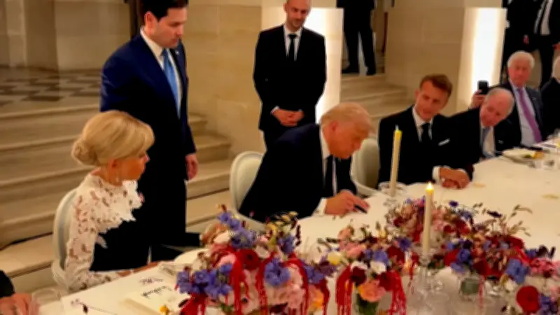 Trump unterzeichnet historischen Iran-Deal in Versailles