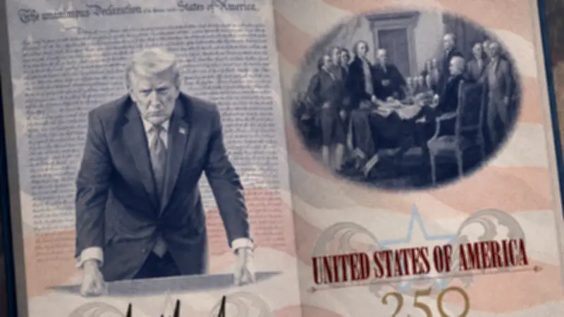 Trump verewigt sich auf „Patrioten-Pass“ zum 250. US-Geburtstag