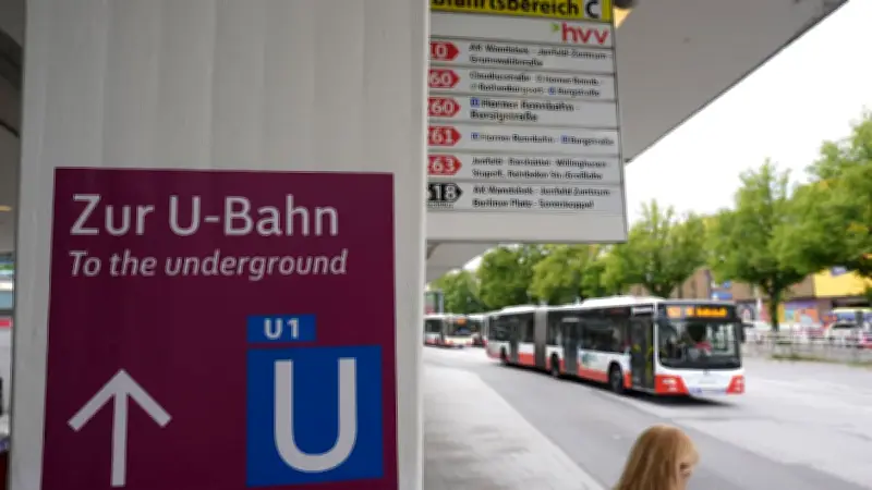 U1-Sperrung in Hamburg: Ersatzbusse im Einsatz ab 1. Mai