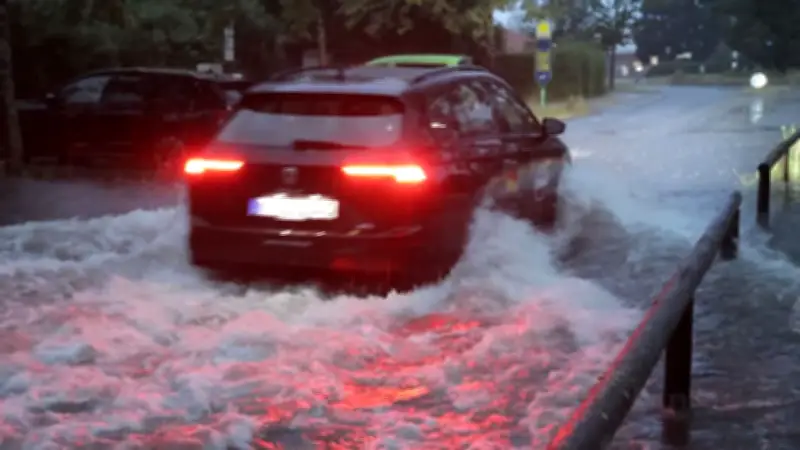 Unwetter-Walze trifft Süd- und Ostdeutschland: Starkregen und Hagel erwartet