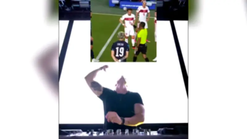 VAR-Durchsage wird Techno-Hit: Türkei-Schiri geht viral