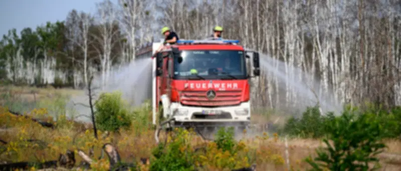 Waldbrand in Gohrischheide: Wind und Hitze erschweren Löscharbeiten
