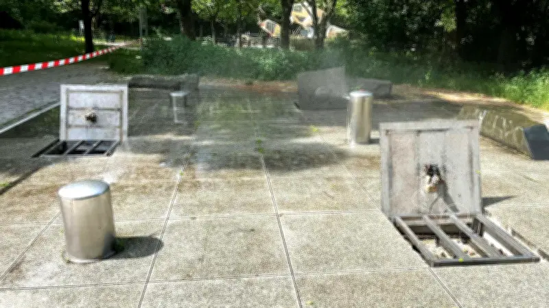Wasserbetriebe: Plansche in Pankow nach zwei Tagen erneut zerstört