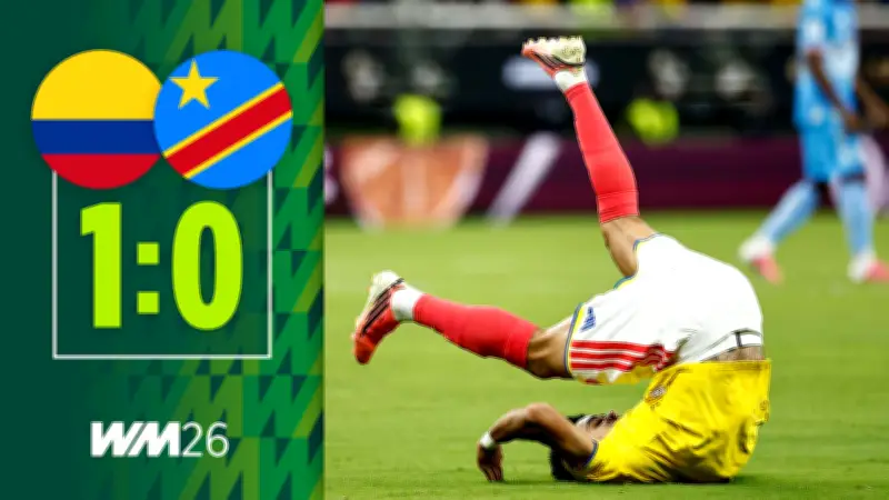 WM 2026: Luis Díaz feiert Tor mit Purzelbaum gegen DR Kongo