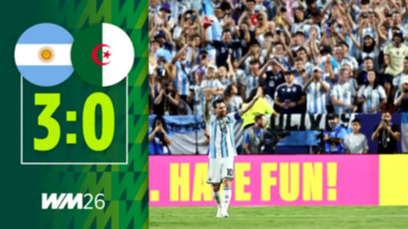 WM 2026: Messi erzielt Hattrick beim 3:0-Sieg gegen Algerien