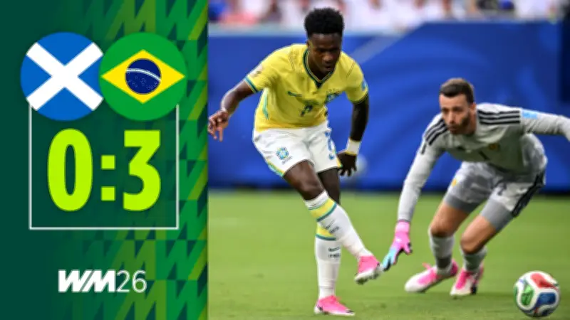 WM 2026: Vini Jr. jubelt über Tor-Geschenk gegen Schottland
