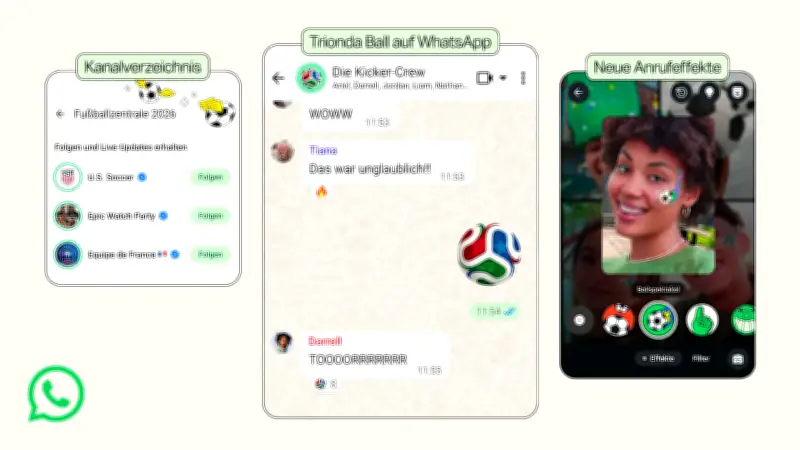 WM-Stimmung bei WhatsApp: So verschicken Sie den offiziellen Spielball
