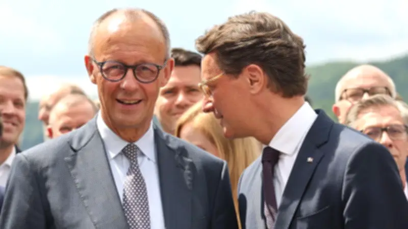 Wüst sichert Merz Unterstützung zu: Kanzlertausch-Gerüchte zurückgewiesen