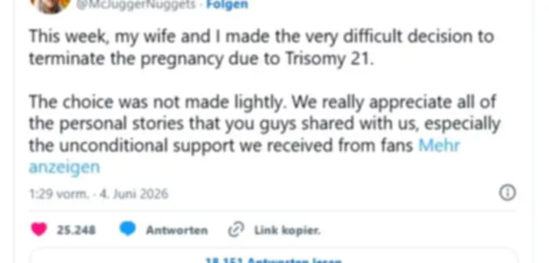 YouTuber-Paar treibt Baby mit Downsyndrom ab und erntet Shitstorm