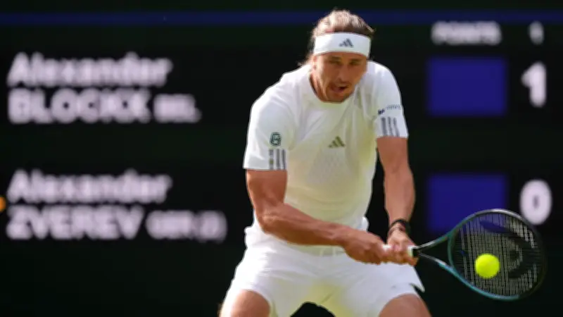 Zverev kämpft sich mit Erkältung und Rasenallergie in Wimbledon-Runde zwei