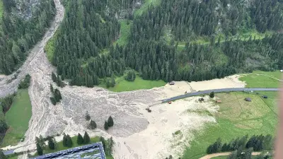 Kaunertal: 251 Menschen nach Murenabgang per Hubschrauber evakuiert