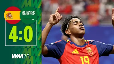 Lamine Yamal erzielt erstes WM-Tor bei Spaniens Tor-Party gegen Saudi-Arabien