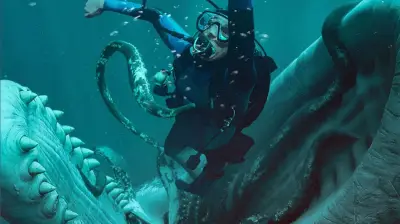 Wal verschlingt Taucher: Neuer Kino-Schocker „Whalefall“