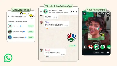 WM-Stimmung bei WhatsApp: So verschicken Sie den offiziellen Spielball
