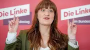 Blockade von AfD-Parteitag: Heidi Reichinnek macht für das Bündnis 