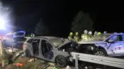 Frontalcrash in Teltow-Fläming: Sechs Verletzte bei Unfall mit drei Autos