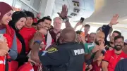 Ägypten-Fans feiern WM-Party vor dem Hotel und stecken Polizei an