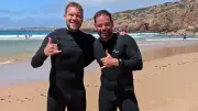 Hertha-Trainer-Duo Schröder und Reiß im Traumurlaub in Portugal