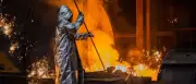 IG Metall demonstriert in Berlin für Zukunft der Stahlindustrie