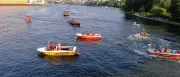 Jugendlicher in Spree verschwunden: Großsuche in Berlin-Oberschöneweide