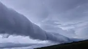 Riesige Wolken-Walze am Himmel über Texas gesichtet
