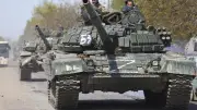 Russland tarnt Militärfahrzeuge mit Zebra-Muster gegen KI-Drohnen