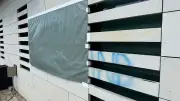 „Scheiß Deutschland“ an Fassade des Landtags in Hannover geschmiert