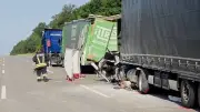 Tödlicher A2-Unfall bei Ziesar: Lkw rast auf Stauende