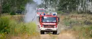 Waldbrand in Gohrischheide: Feuerwehr hält Feuer unter Kontrolle