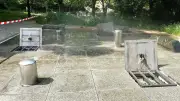 Wasserbetriebe: Plansche in Pankow nach zwei Tagen erneut zerstört