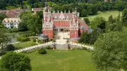 Wiederentdeckte Aquarelle zeigen Muskauer Park um 1860