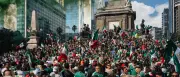 WM-Auftakt in Mexiko: Jubel über Sieg, aber auch Proteste