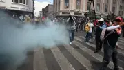 WM-Protest in Mexiko: Polizei setzt Tränengas gegen Lehrer ein