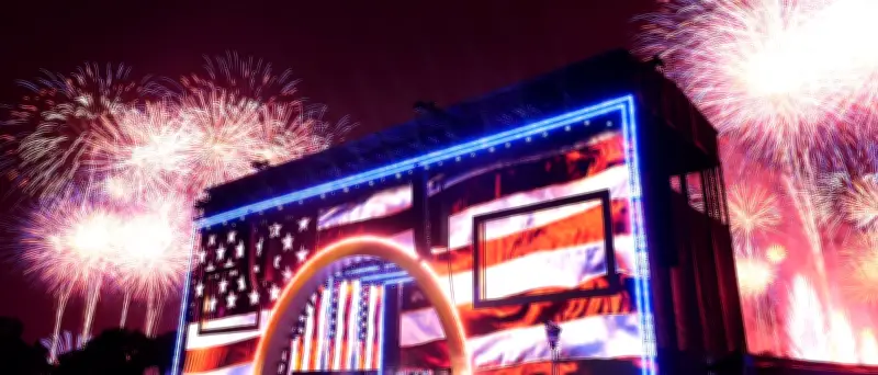 250. Unabhängigkeitstag: Trump-Rede und Feuerwerk trotz Unwetter
