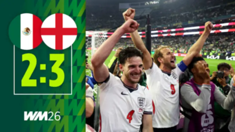 5-Tore-Wahnsinn: Englands Drama-Sieg gegen Mexiko im WM-Achtelfinale