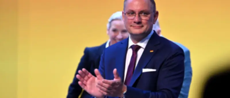 70 Prozent: Tino Chrupalla bleibt Co-Chef der AfD auf Parteitag in Erfurt