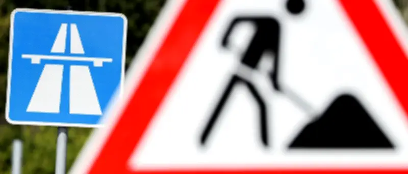 A10 am Wochenende gesperrt: Reparatur von Hitzeschäden