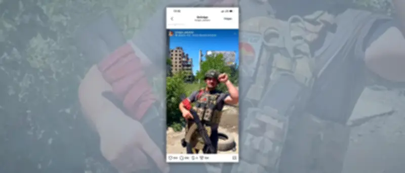 AfD-Influencer Noah Krieger zeigt sich mit Sturmgewehr in Donezk