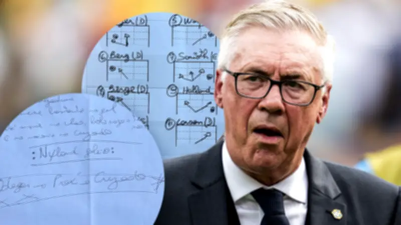 BILD findet Ancelottis Taktikzettel in Brasiliens Kabine nach WM-Aus